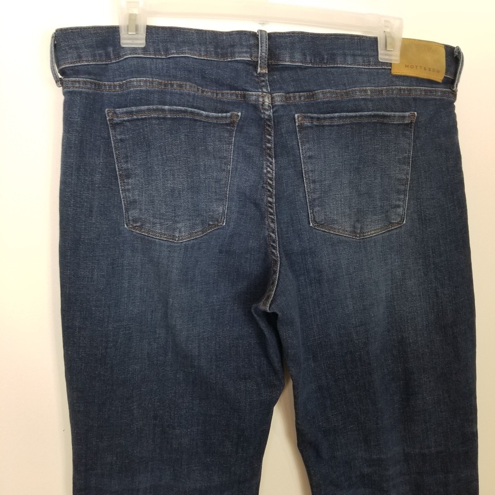 Mott & Bow Men Straight Jeans Sz 40 x 32 Blue Denim Classic Stretchy City Work - Picture 4 of 8